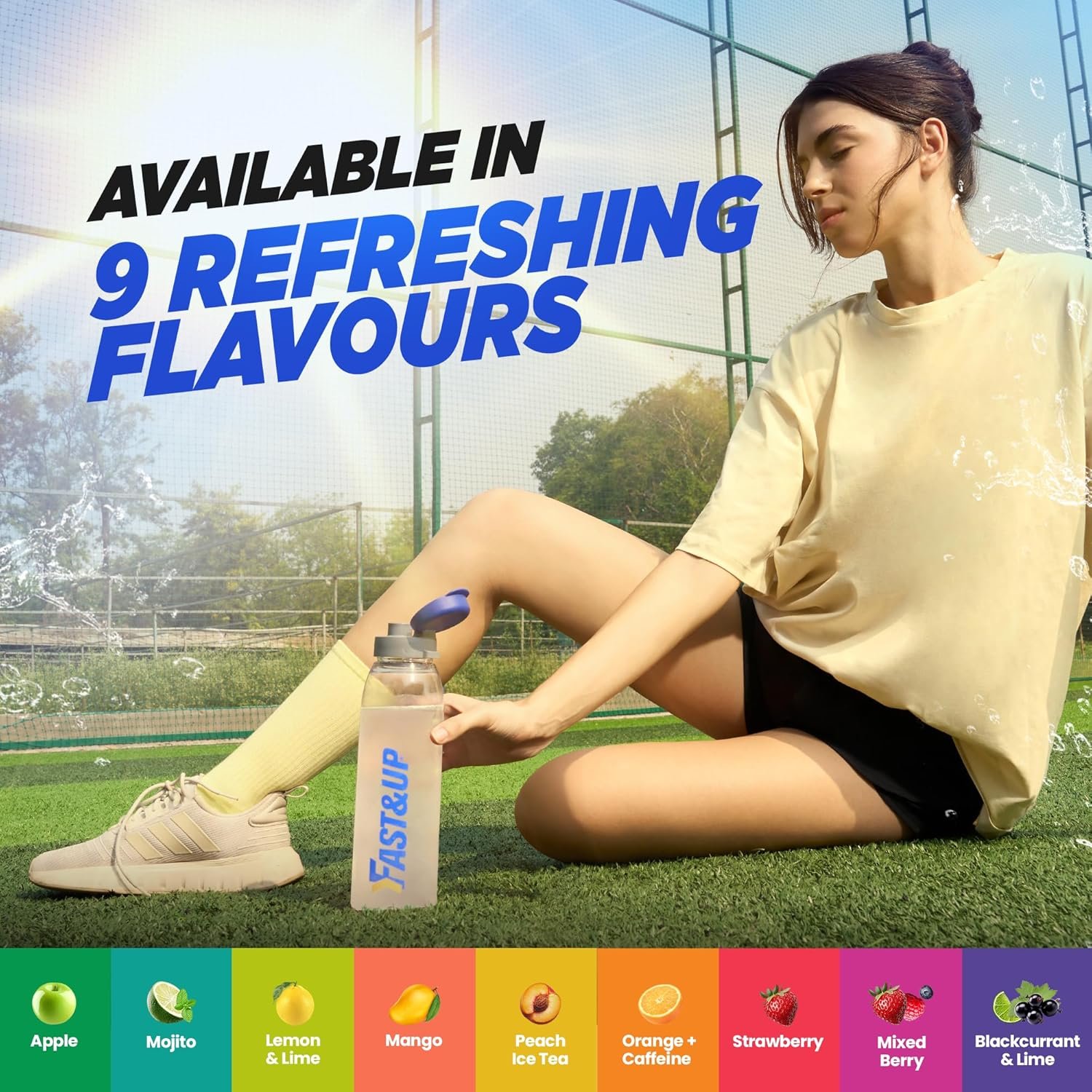 Fast&Up Reload – Variety Pack – 80 Effervescent Tablets – Instant Electrolytes for Rapid Hydration & Energy - Added Vitamin C & B12 for Performance, Wellbeing, Travel & Recovery – Vegan - Image 7