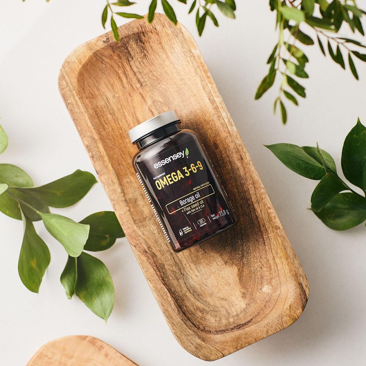 Essensey Omega 3 6 9 Complex 90 High Strength Vegan Capsules | Complex Dietary Supplement | Natural Fatty acids | Triple Omega 369 with EPA, DHA & ALA from Borage, Fish, Linseed Oil - Image 7