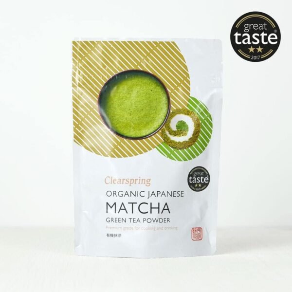 Clearspring Organic Japanese Matcha Green Tea Powder Premium Grade, 40g ...