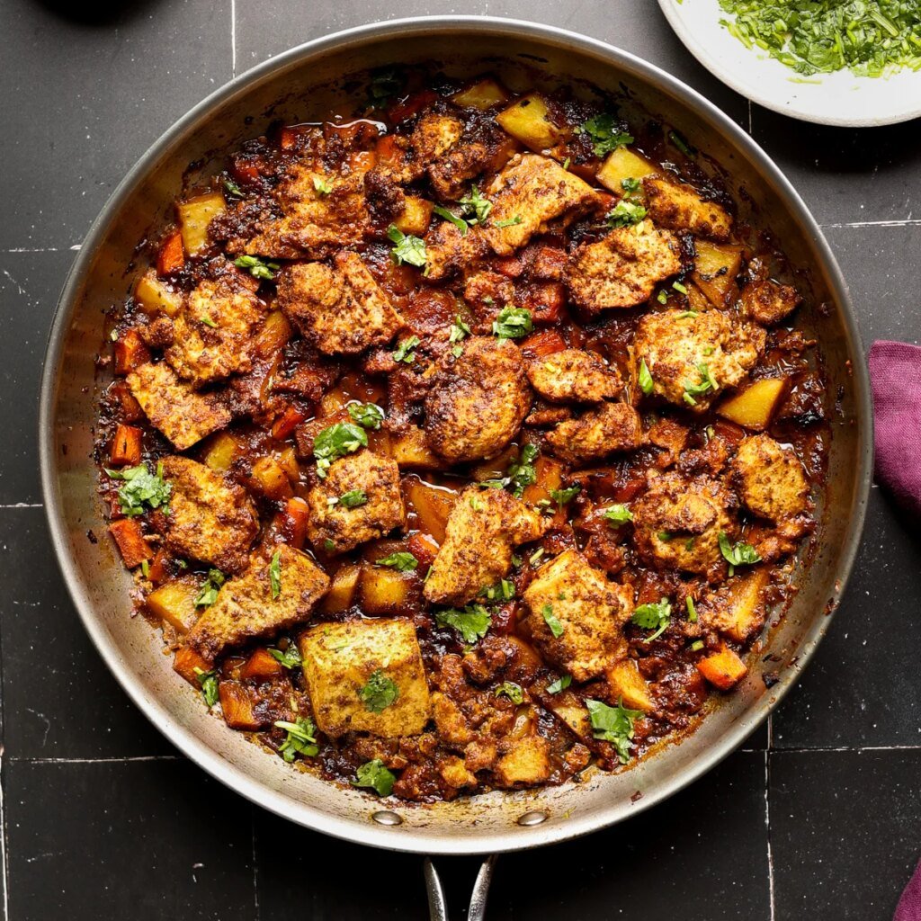Braised Tofu and Vegetables (1 pan!)