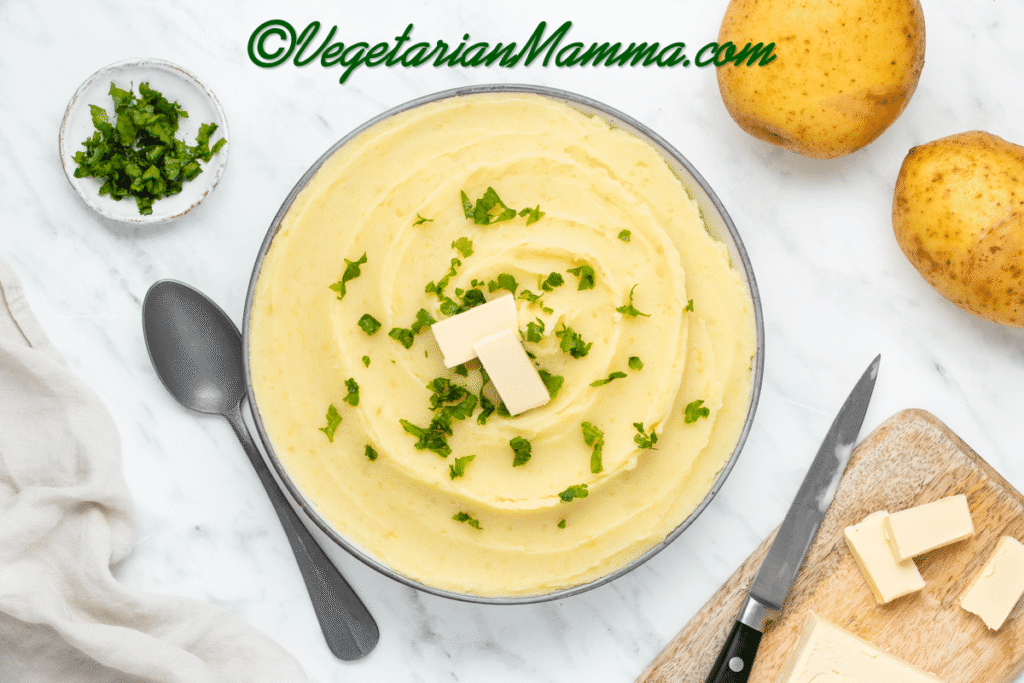 Mashed Potatoes with Almond Milk