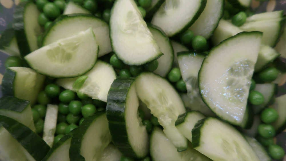 Pea and Cucumber Salad Recipe Pea and Cucumber Salad Recipe