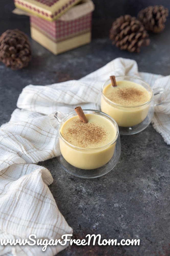 Best Creamy Sugar Free Low Carb Keto Eggnog Recipe Best Creamy Sugar Free Low Carb Keto Eggnog Recipe