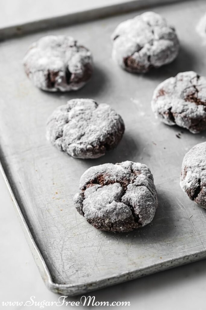 Best Low Carb Keto Chocolate Crinkle Cookies Recipe Best Low Carb Keto Chocolate Crinkle Cookies Recipe