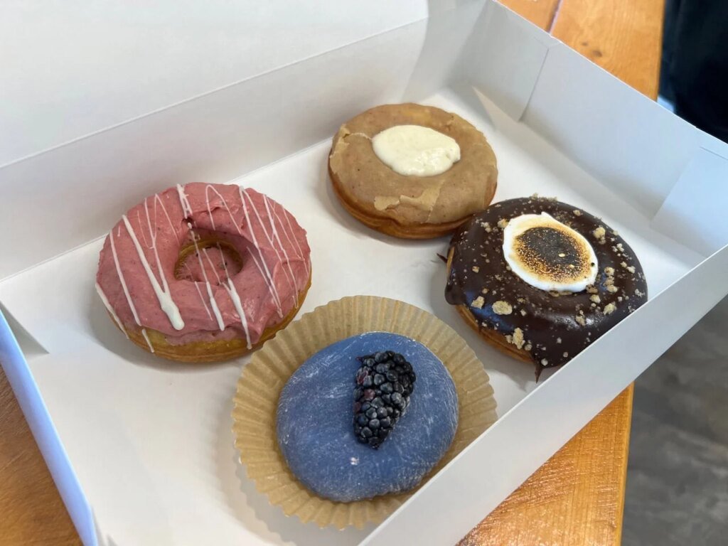 Donuts and Lattes with The Mochi Shop and Coffee Coin on Bethel Road Donuts and Lattes with The Mochi Shop and Coffee Coin on Bethel Road