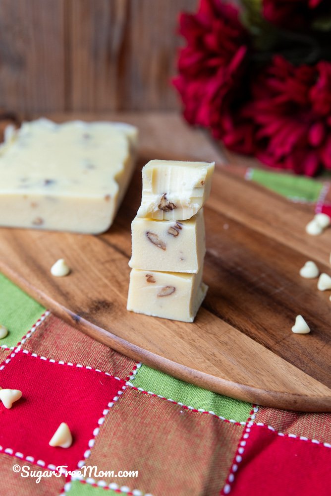 Easy Sugar Free Low Carb Keto White Chocolate Fudge Easy Sugar Free Low Carb Keto White Chocolate Fudge