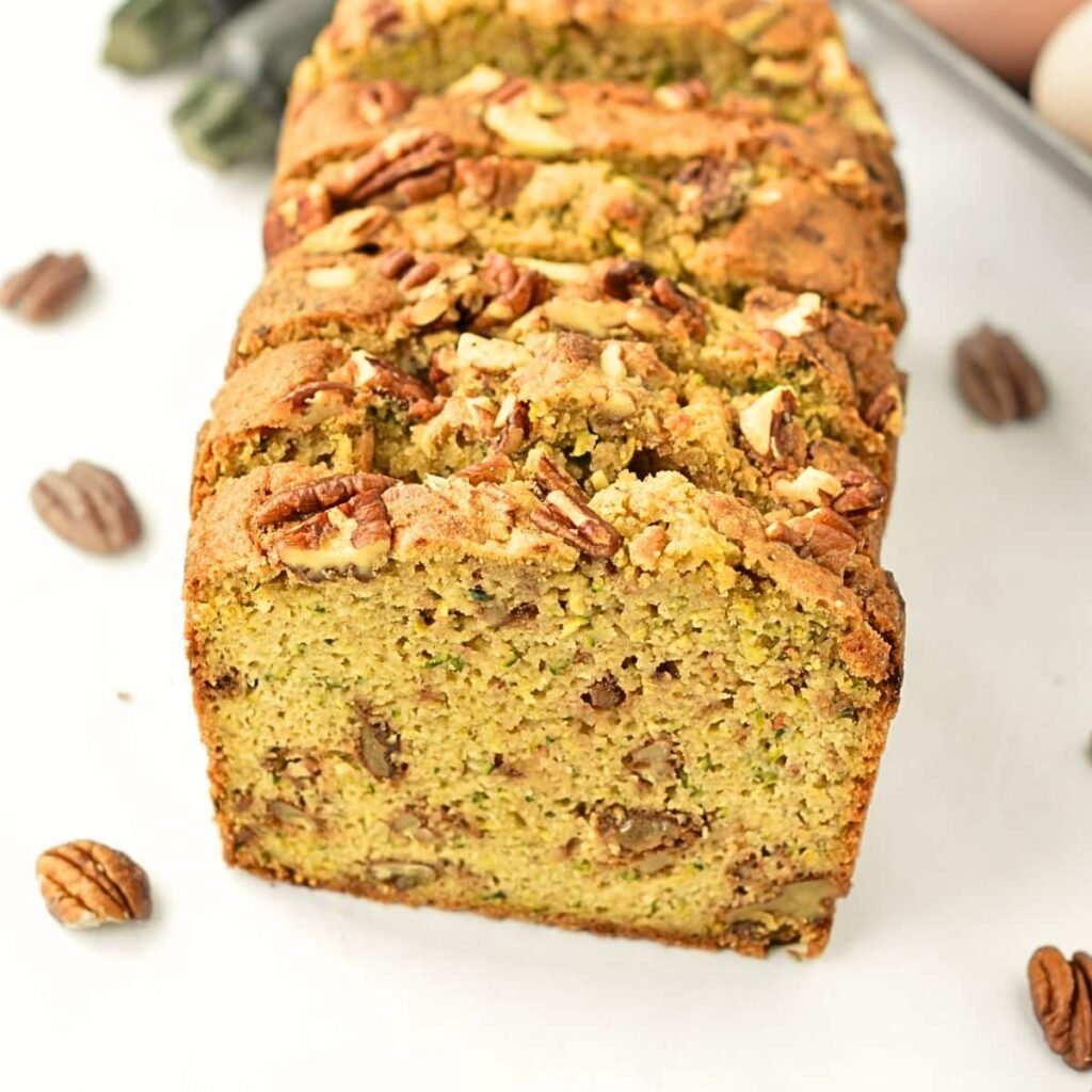 Keto Zucchini Bread (3.3g Net Carbs)