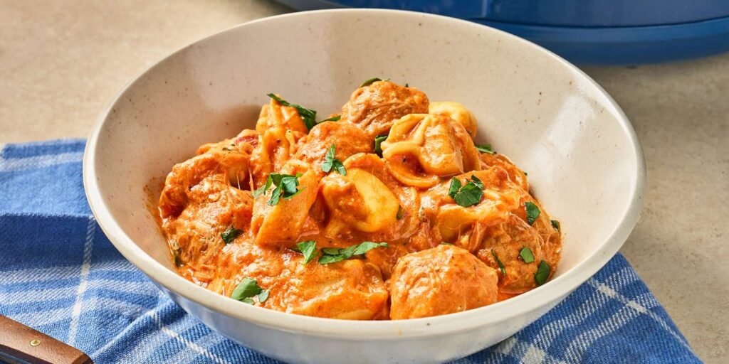 Slow Cooker Tortellini Meatballs Recipe Slow Cooker Tortellini Meatballs Recipe