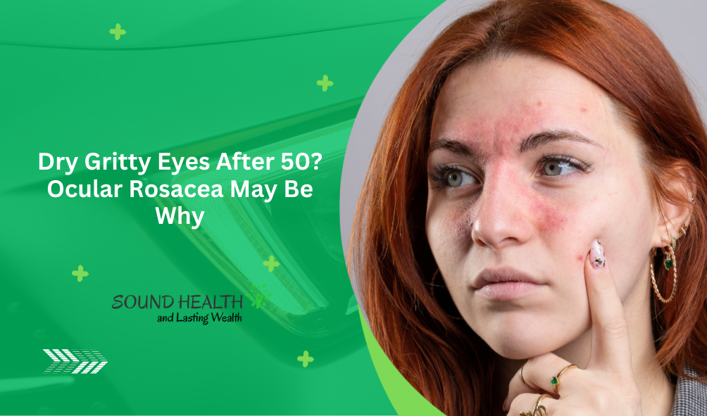 Dry Gritty Eyes After 50? Ocular Rosacea May Be Why Dry Gritty Eyes After 50? Ocular Rosacea May Be Why