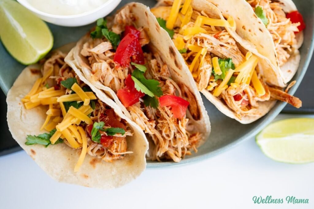 Easy Crockpot Chicken Tacos Recipe