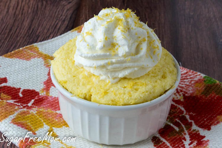 Easy Keto Nut Free Low Carb Sugar Free Lemon Mug Cake Easy Keto Nut Free Low Carb Sugar Free Lemon Mug Cake