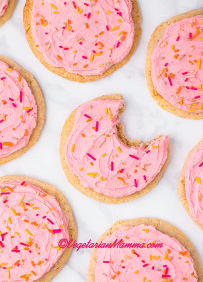 Frosted Vegan Sugar Cookies – Vegetarian Mamma Frosted Vegan Sugar Cookies – Vegetarian Mamma