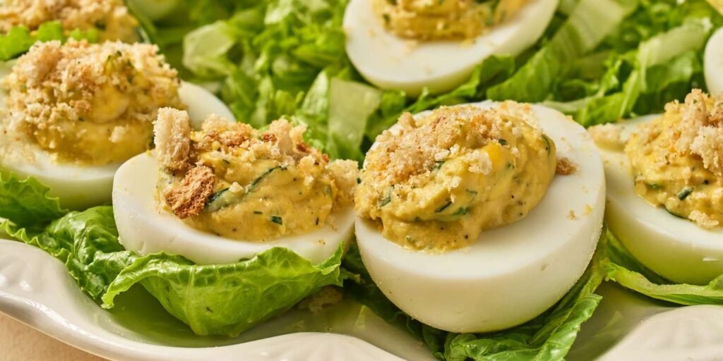 Caesar Salad Deviled Eggs Recipe