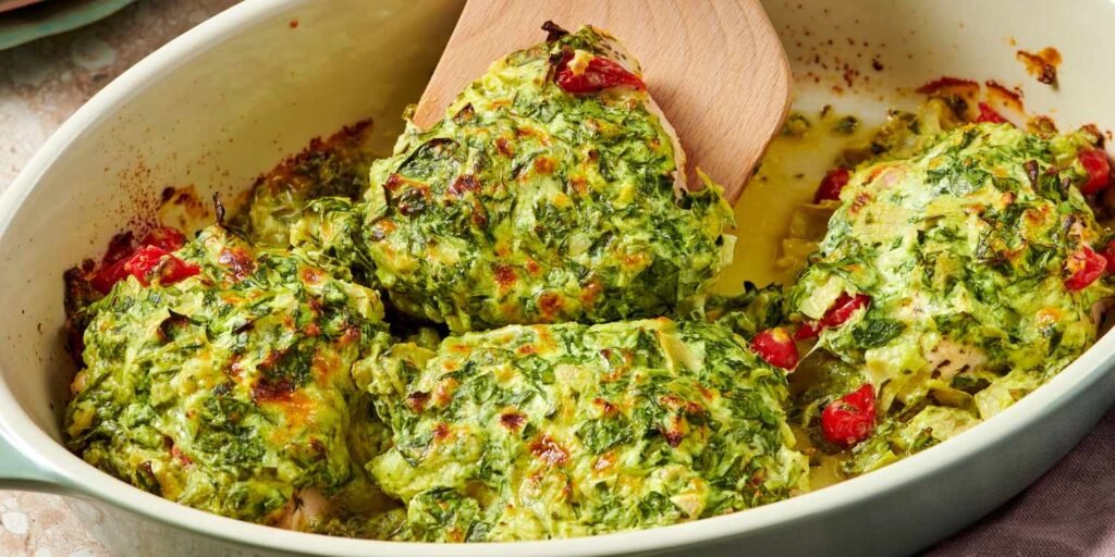 Spinach Artichoke Chicken Casserole Recipe