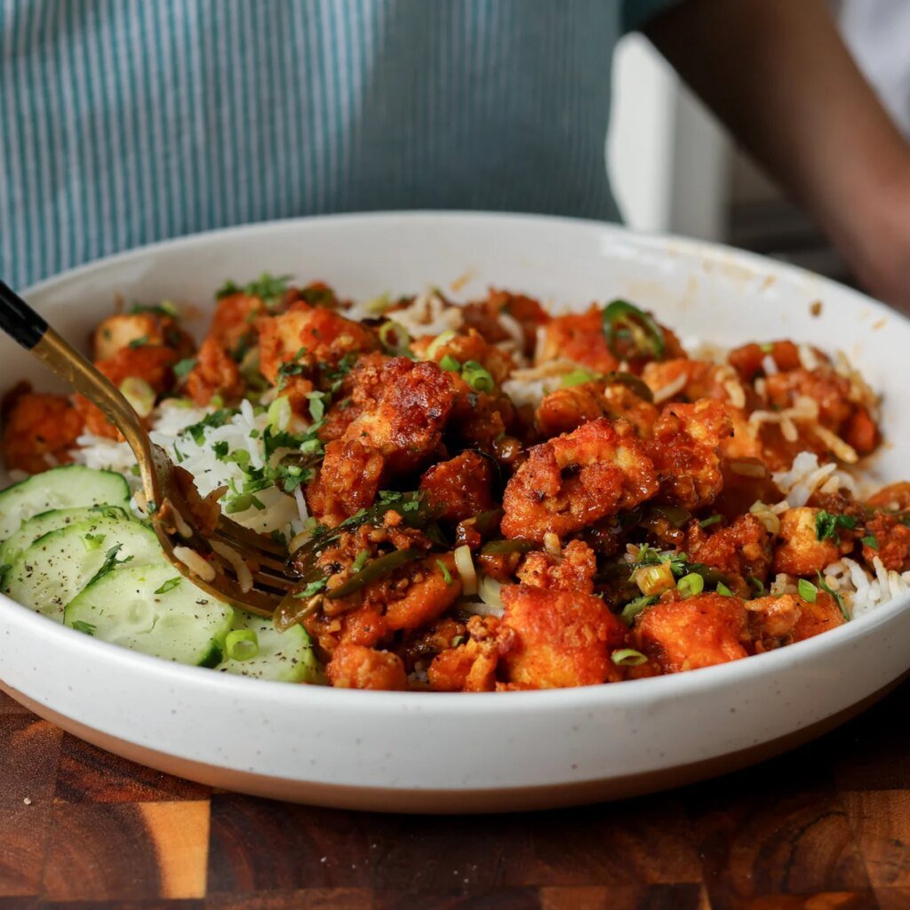 Apollo Tofu (Crispy Tofu Appetizer in Peppery Sauce)