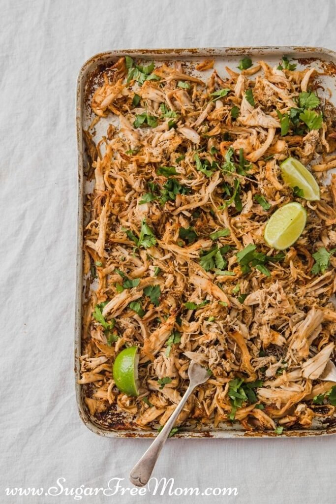 Easy Low Carb Keto Instant Pot Chicken Carnitas