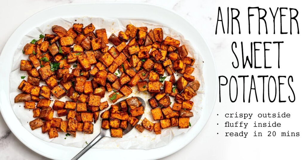 Air Fryer Sweet Potatoes | It Doesn’t Taste Like Chicken