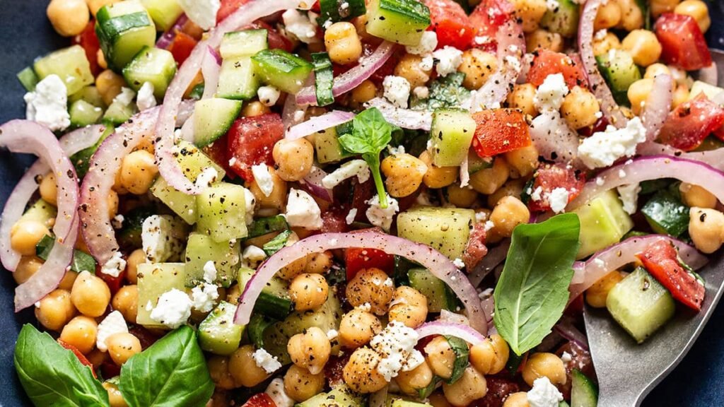 Chickpea Salad (Easy, High-Protein, Gluten-Free)