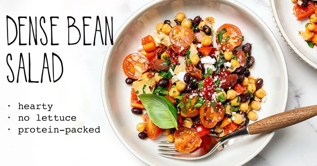 Dense Bean Salad | It Doesn’t Taste Like Chicken