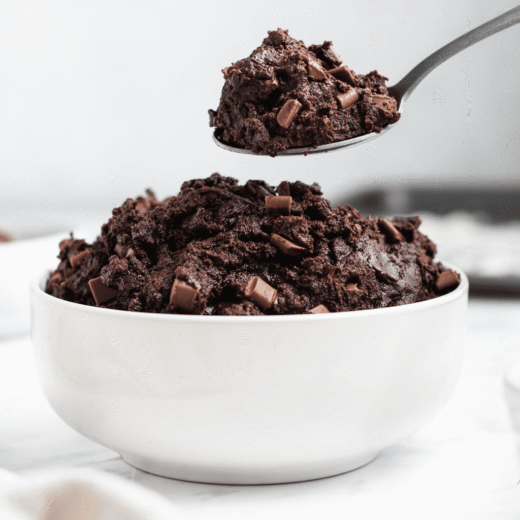 Gluten-Free Edible Brownie Batter (Rich, Fudgy & Ready in 5 Minutes)