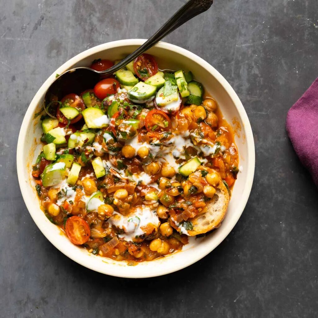 Peri-Peri Chickpeas (1 pan, 30 minutes)