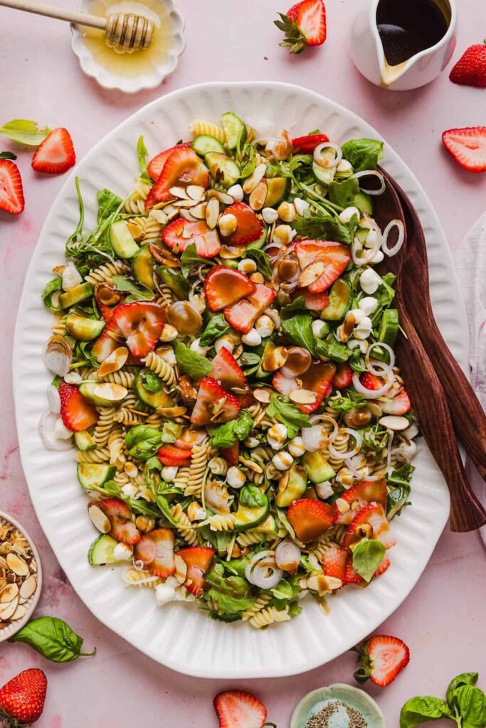 Strawberry Balsamic Pasta Salad – Eat Yourself Skinny