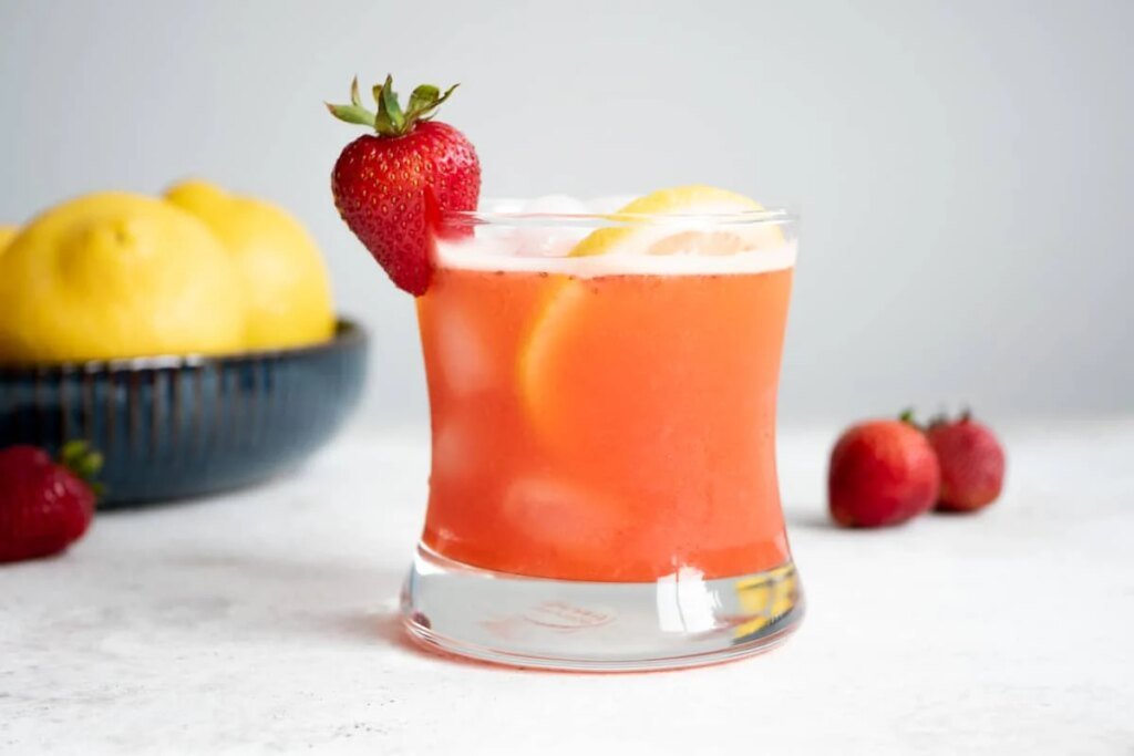 Strawberry Lemonade (Pink Lemonade) | The Mediterranean Dish