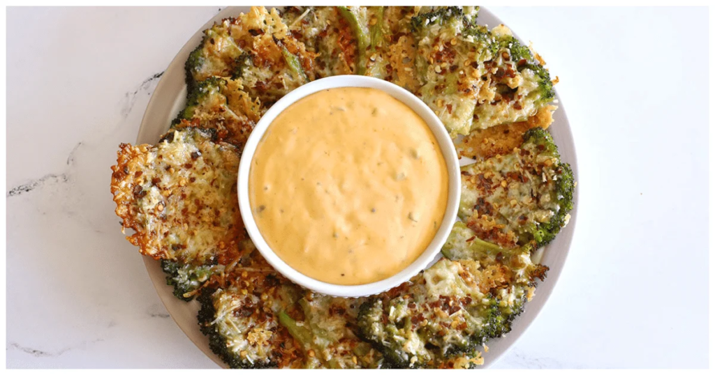 Cheesy Smashed Broccoli – Amira’s Pantry