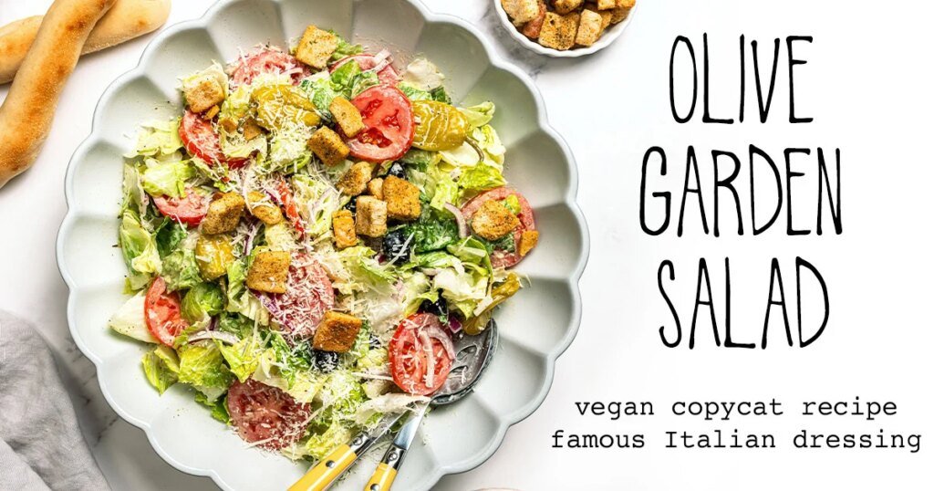 Olive Garden Salad (Vegan) | It Doesn’t Taste Like Chicken Olive Garden Salad (Vegan) | It Doesn’t Taste Like Chicken