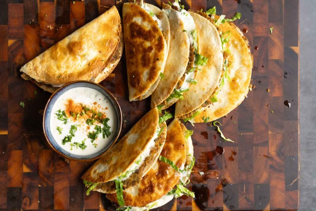 Paratha Tacos with Potato, Chickpeas, and Cauliflower Paratha Tacos with Potato, Chickpeas, and Cauliflower