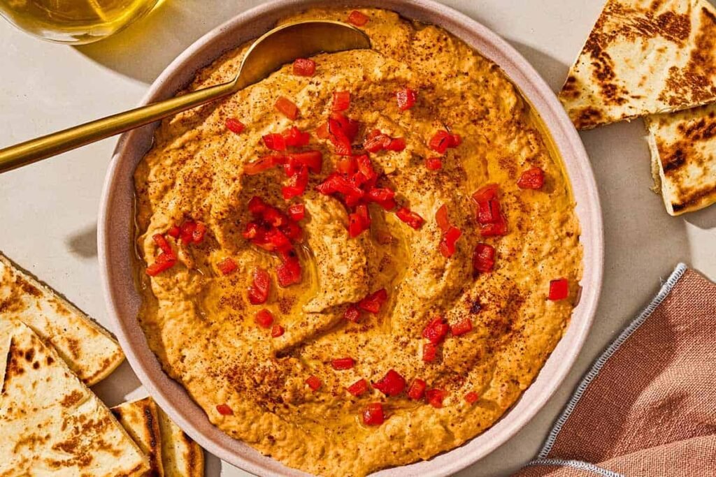 Roasted Red Pepper Hummus
