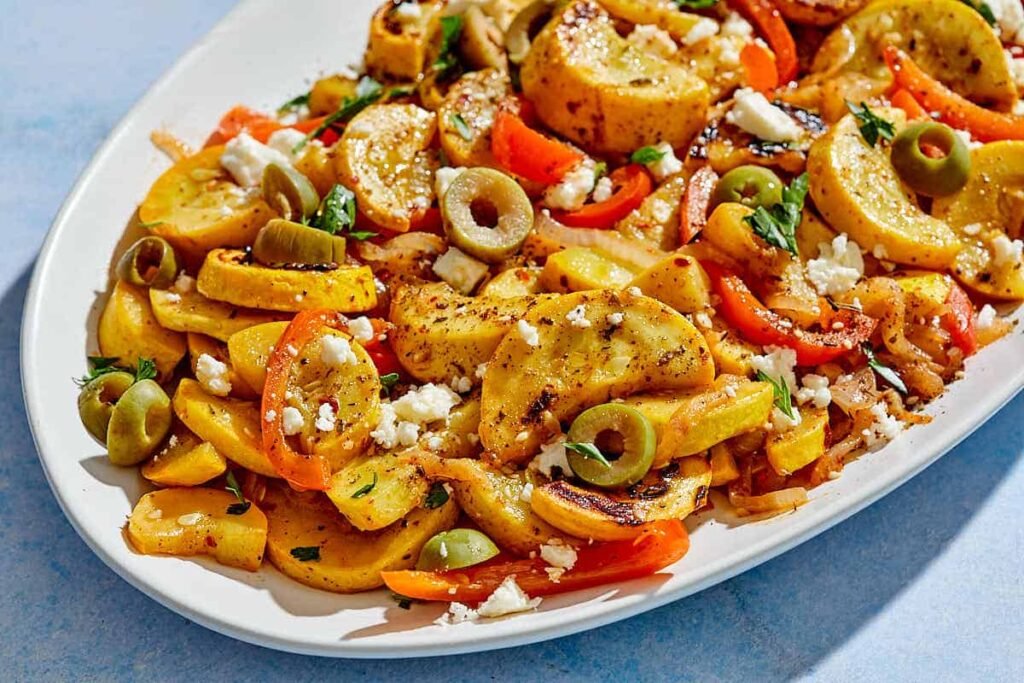 Sauteed Summer Squash (Mediterranean Style!)