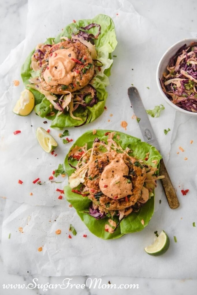 Simple Low Carb Keto Chicken Burger Patties Recipe