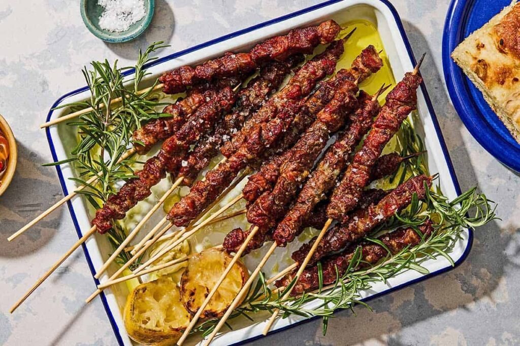 Arrosticini Recipe (Italian Lamb Skewers)