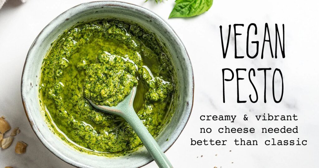 Vegan Pesto Recipe | It Doesn’t Taste Like Chicken