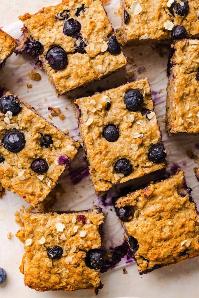 Blueberry Oatmeal Breakfast Bars – Eat Yourself Skinny