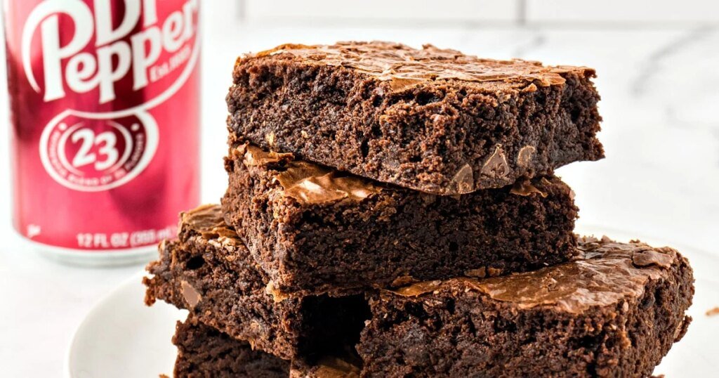 Easy Dr Pepper Brownies Recipe (With Brownie Mix)