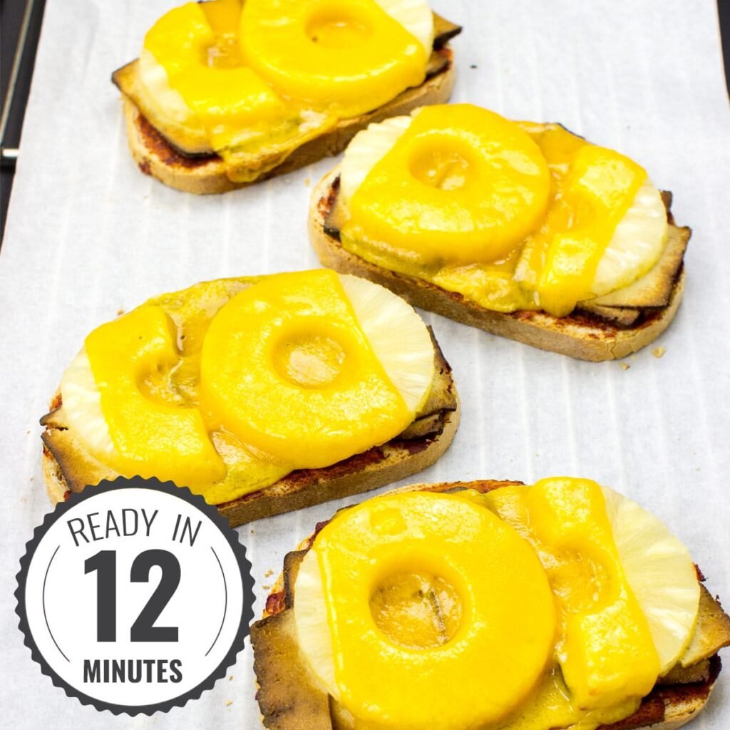 Hawaiian Tofu Toast with Pineapple