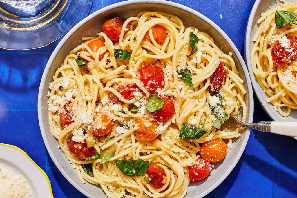 Blistered Cherry Tomato Pasta
