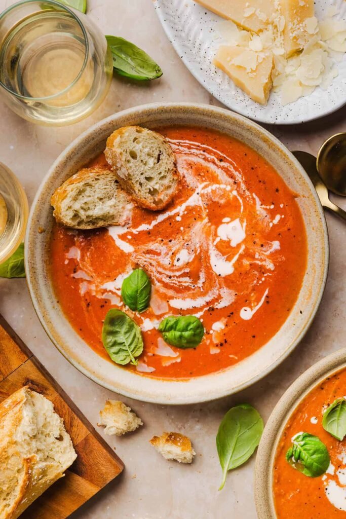 Creamy Tomato Basil Soup – Eat Yourself Skinny