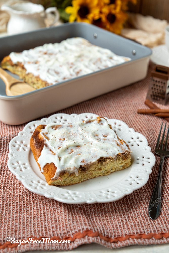 Low Carb Keto Cinnamon Roll Sheet Pan Pancakes Low Carb Keto Cinnamon Roll Sheet Pan Pancakes
