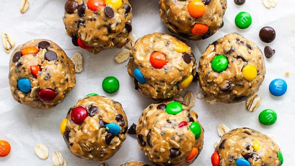 Monster Cookie Energy Bites (No-Bake + Gluten-Free) Monster Cookie Energy Bites (No-Bake + Gluten-Free)