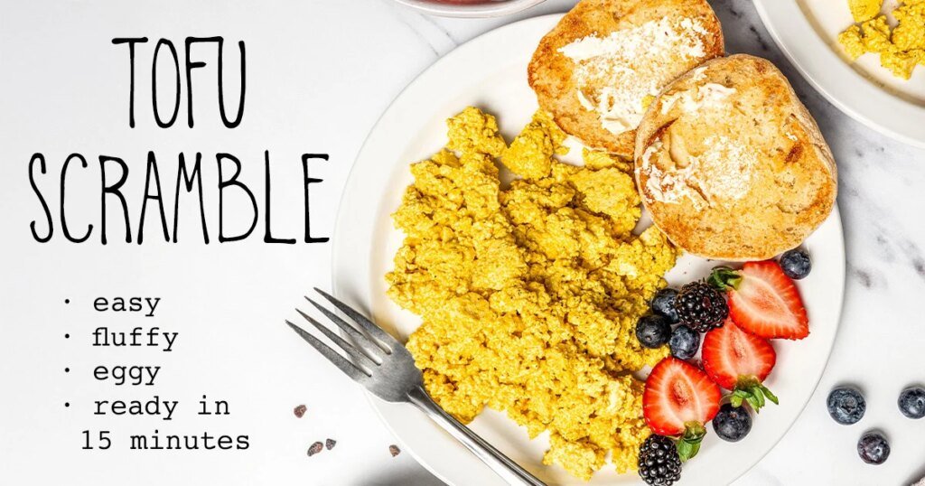 Tofu Scramble (Easy, Fluffy & Eggy!) Tofu Scramble (Easy, Fluffy & Eggy!)