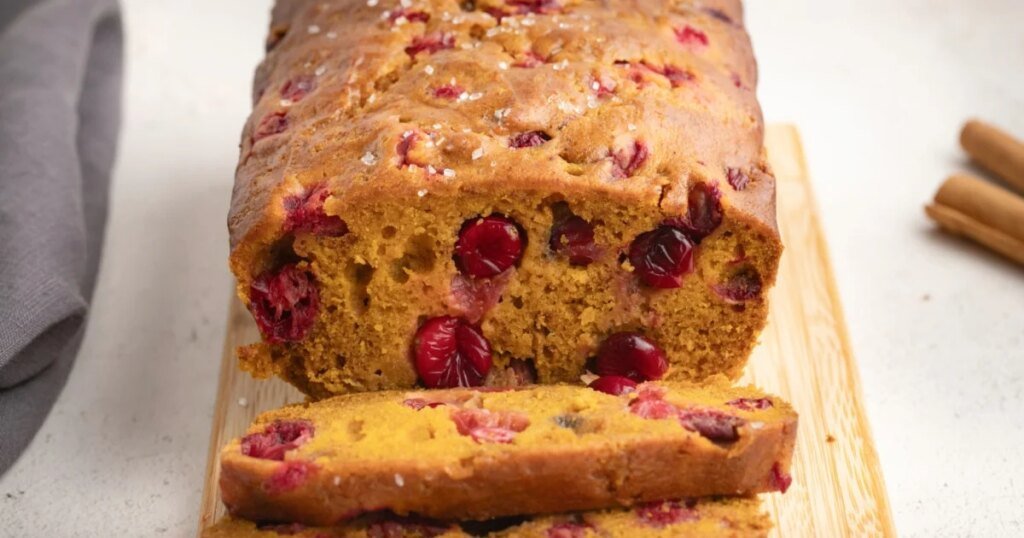Pumpkin Cranberry Bread Recipe – Amira’s Pantry
