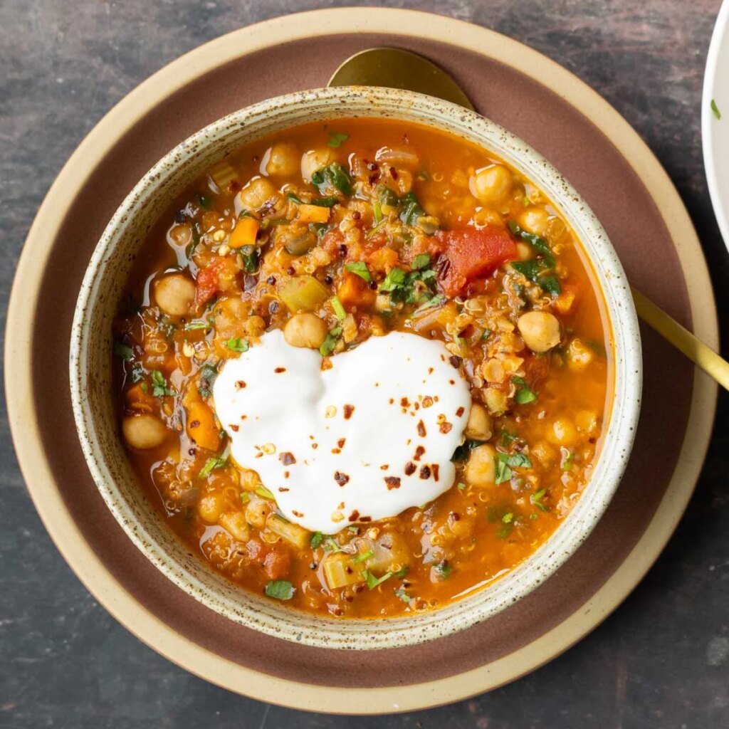 Moroccan Harira with Chickpeas and Lentils (1-pot) Moroccan Harira with Chickpeas and Lentils (1-pot)
