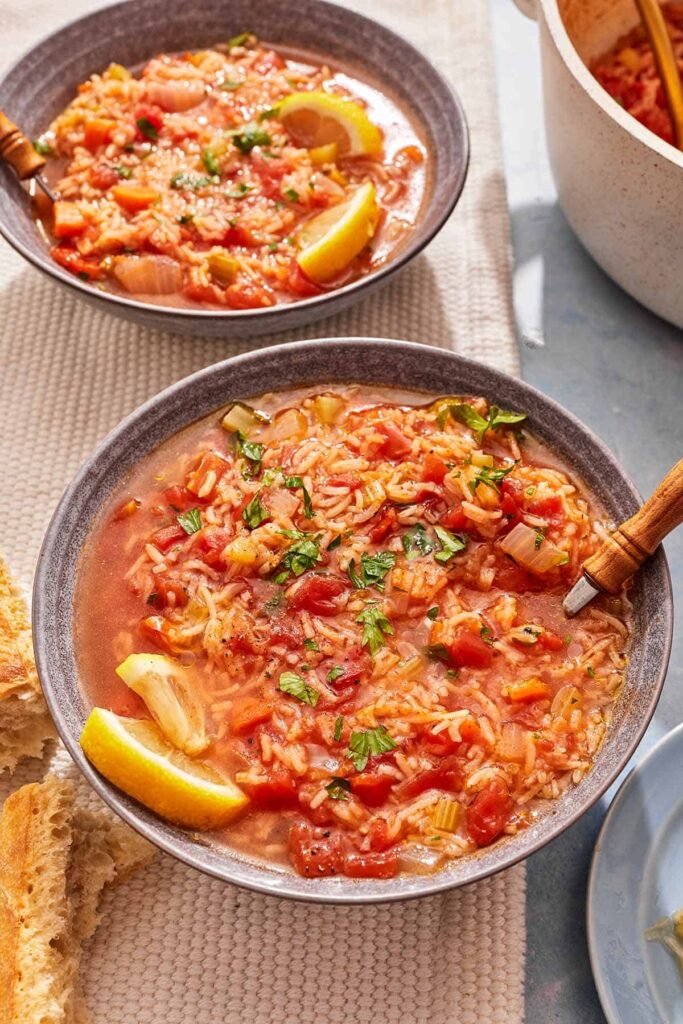 Tomato Rice Soup (30-Minute Pantry Dinner)